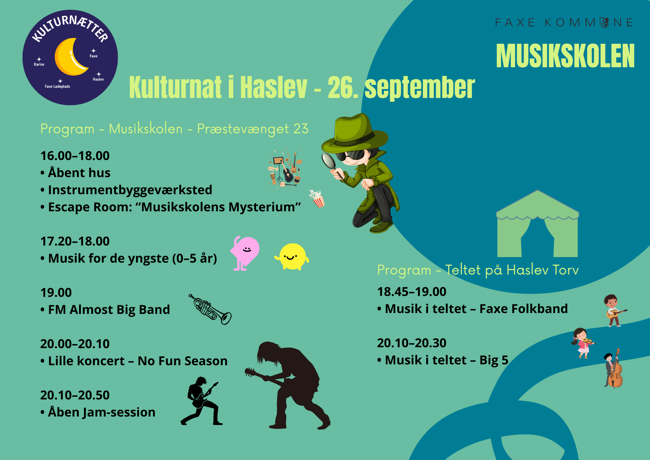 Haslev Kulturnat 26.9.2025